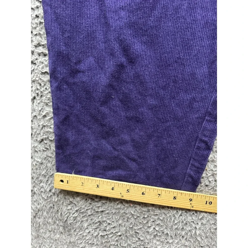 Theories of Atlantis Stamp Lounge Baggy Cord Pants Eggplant Mens Size XL
